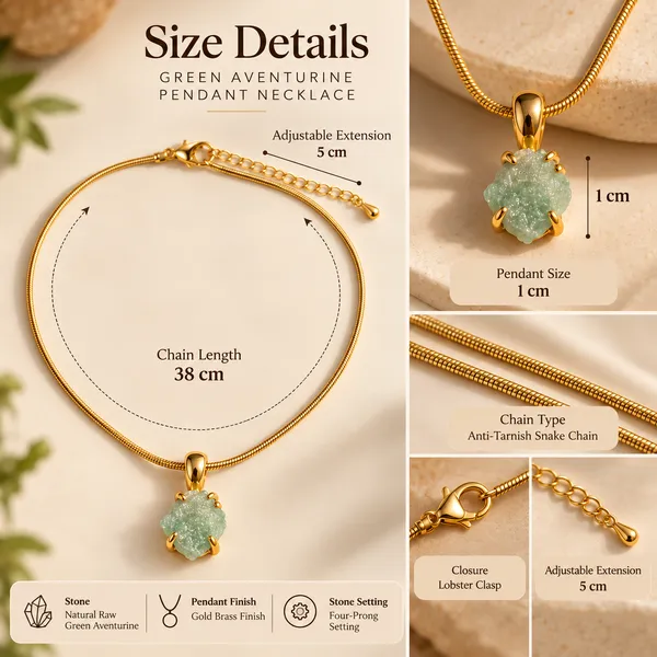 Raw_Green_Aventurine_Stone_Pendant_Necklace