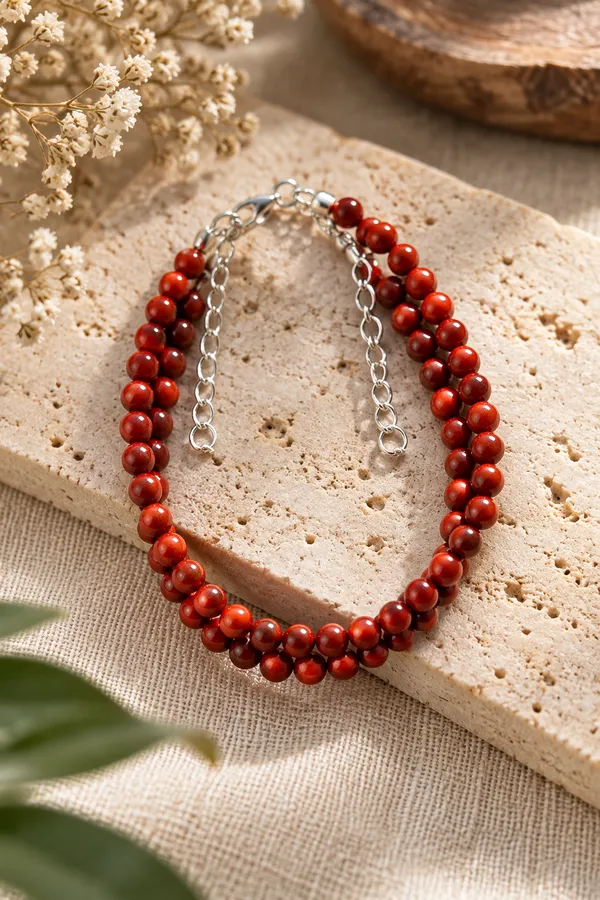 Red_Jasper_4mm_Anklets