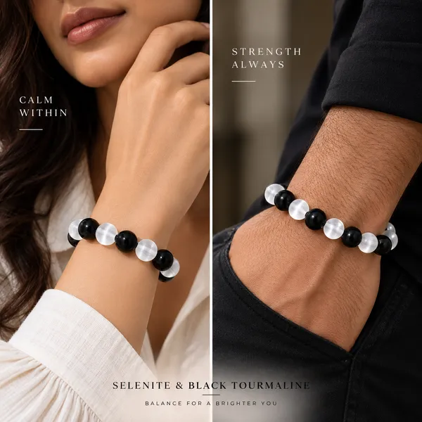 Selenite_Black_Tourmaline_Aura_Protection_Bracelet