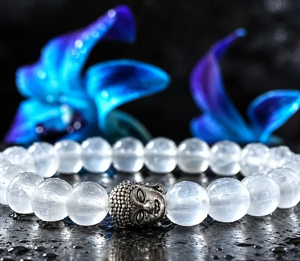 Selenite_Bracelet_With_Free_Selenite_Tumble