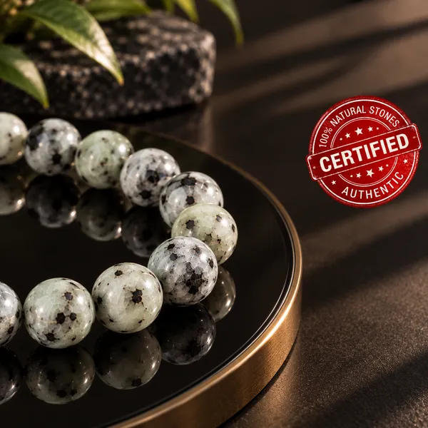Kiwi_Jasper_Bracelet_With_Free_Selenite_Tumble