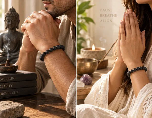 Lava_Bracelet_With_Free_Selenite_Tumble