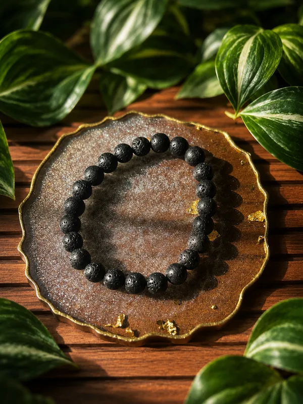 Lava_Bracelet_With_Free_Selenite_Tumble