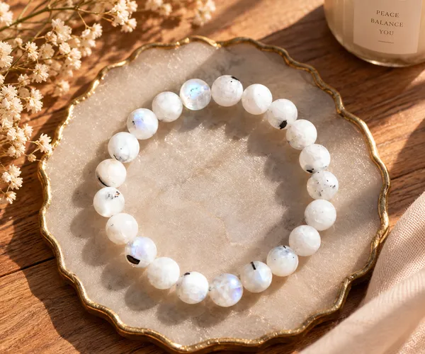 Moon_Stone_Bracelet_With_Free_Selenite_Tumble