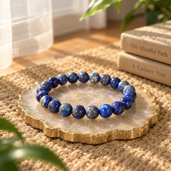 Lapis_Lazuli_Bracelet_With_Free_Selenite_Tumble