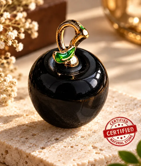Black_Obsidian_Apple_Pendant_With_Gold_Chain