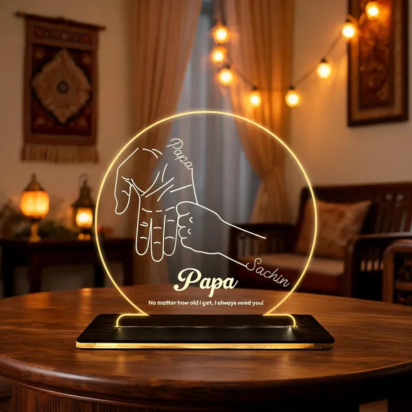 Customized_Acrylic_Papa_Led_Night_Lamp_With_Wooden_Base