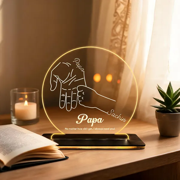 Customized_Acrylic_Papa_Led_Night_Lamp_With_Wooden_Base