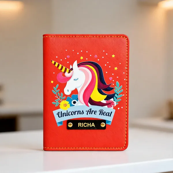 Red_Unicorn_Print_Personalized_Leather_Passport_Cover