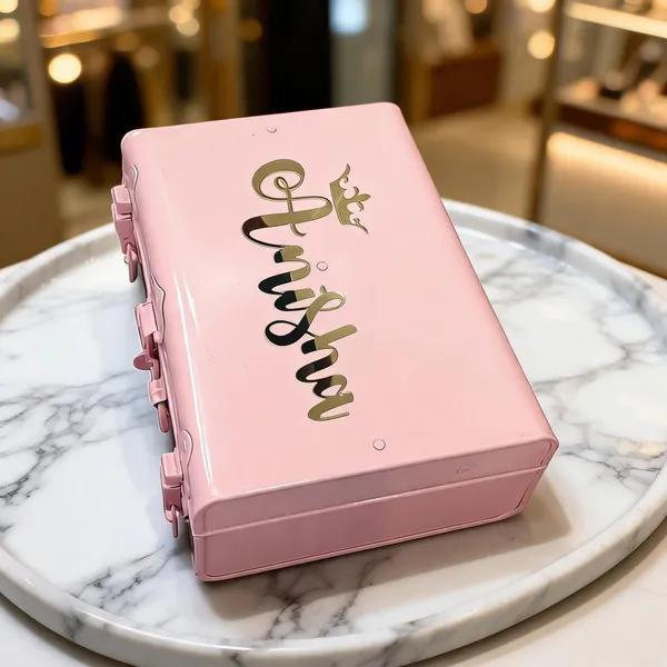 Pink_Personalized_Book_Style_Jewellery_Storage_Box