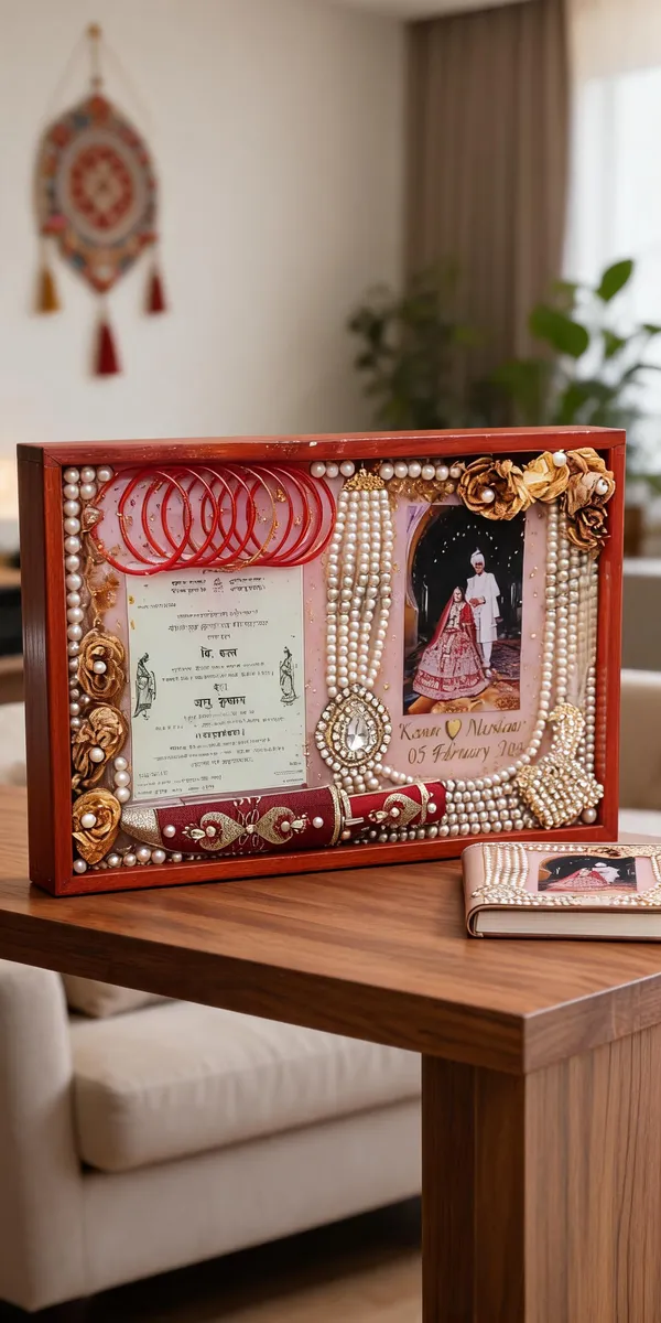 Handcrafted_Wedding_Invitation_Memory_Frame_With_Pearl_Detailing
