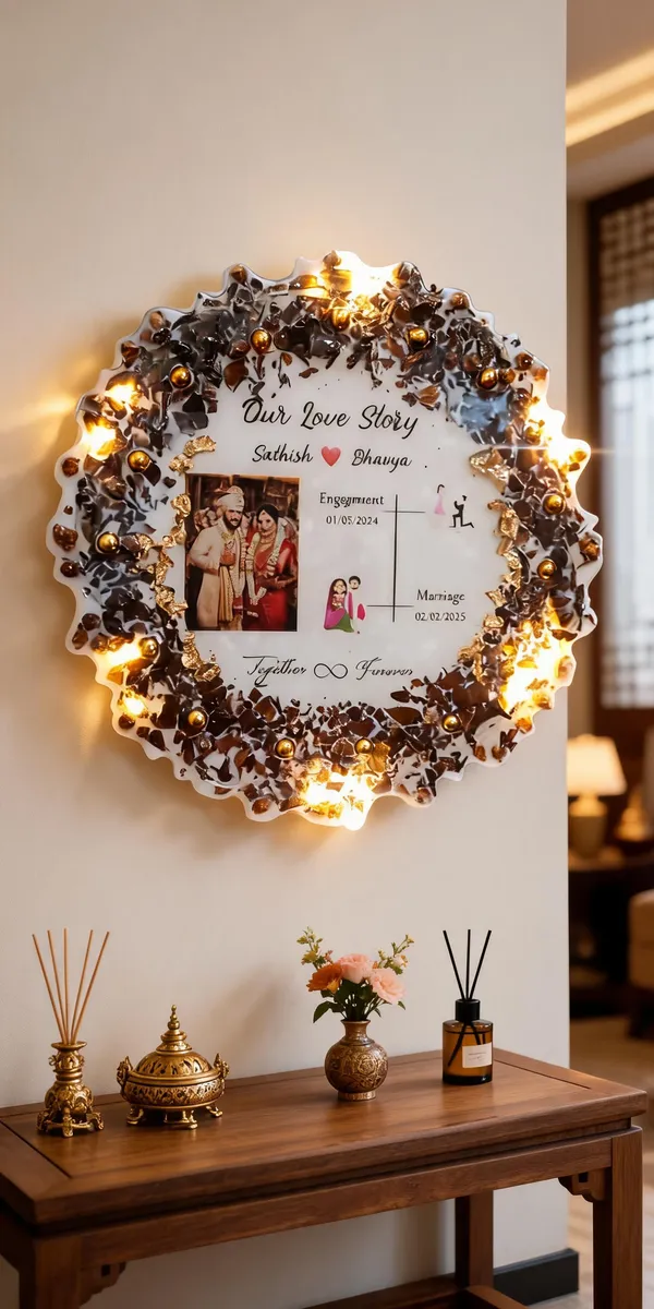 Personalized_Resin_Love_Story_Photo_Frame_With_Led_Lights