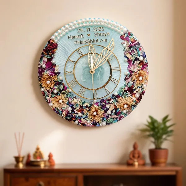 Personalized_Resin_Floral_Wall_Clock_With_Pearl_Accents