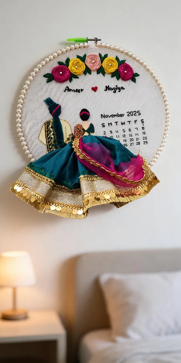 Personalized_Embroidered_Couple_Hoop_Wall_Art_Calendar