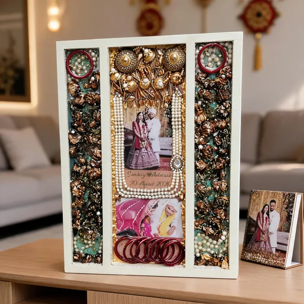 Handcrafted_Wedding_Memory_Frame_With_Bangles_And_Pearl_Embellishments