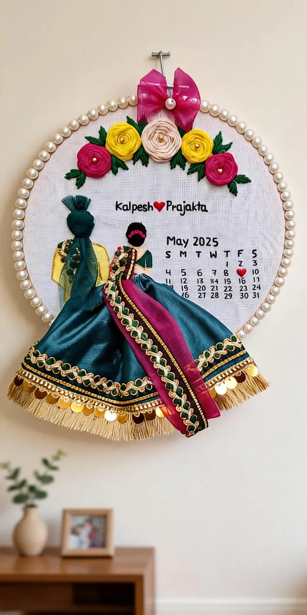 Handmade_Embroidery_Hoop_Personalized_Couple_Name_Calendar