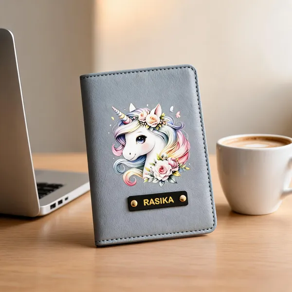 Grey_Unicorn_Print_Personalized_Passport_Cover