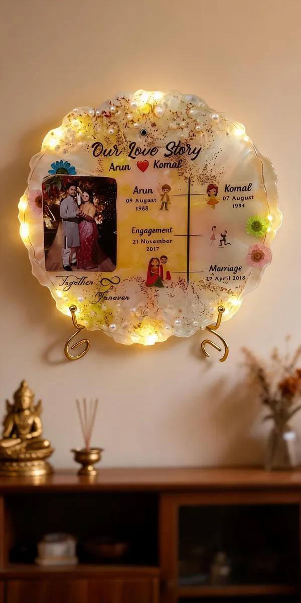 Personalized_Resin_Love_Story_Photo_Frame_With_Led_Lights
