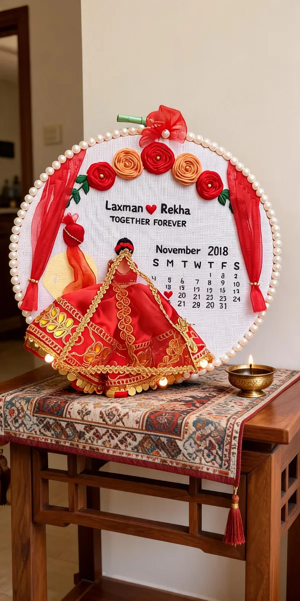 Personalized_Wedding_Anniversary_Hoop_Frame_With_Miniature_Bride_Couple