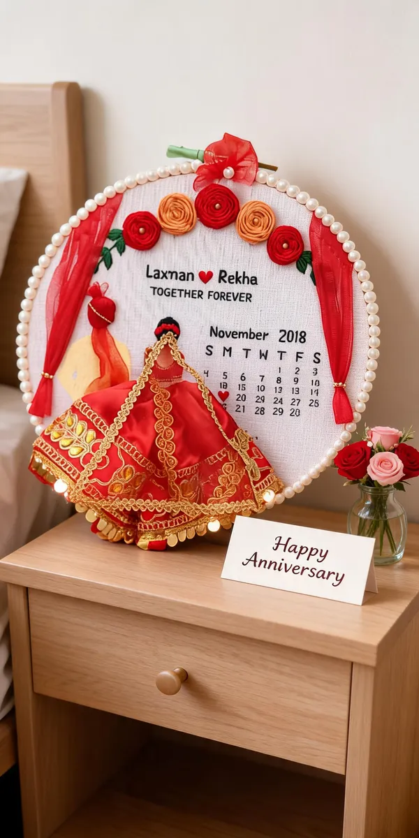 Personalized_Wedding_Anniversary_Hoop_Frame_With_Miniature_Bride_Couple