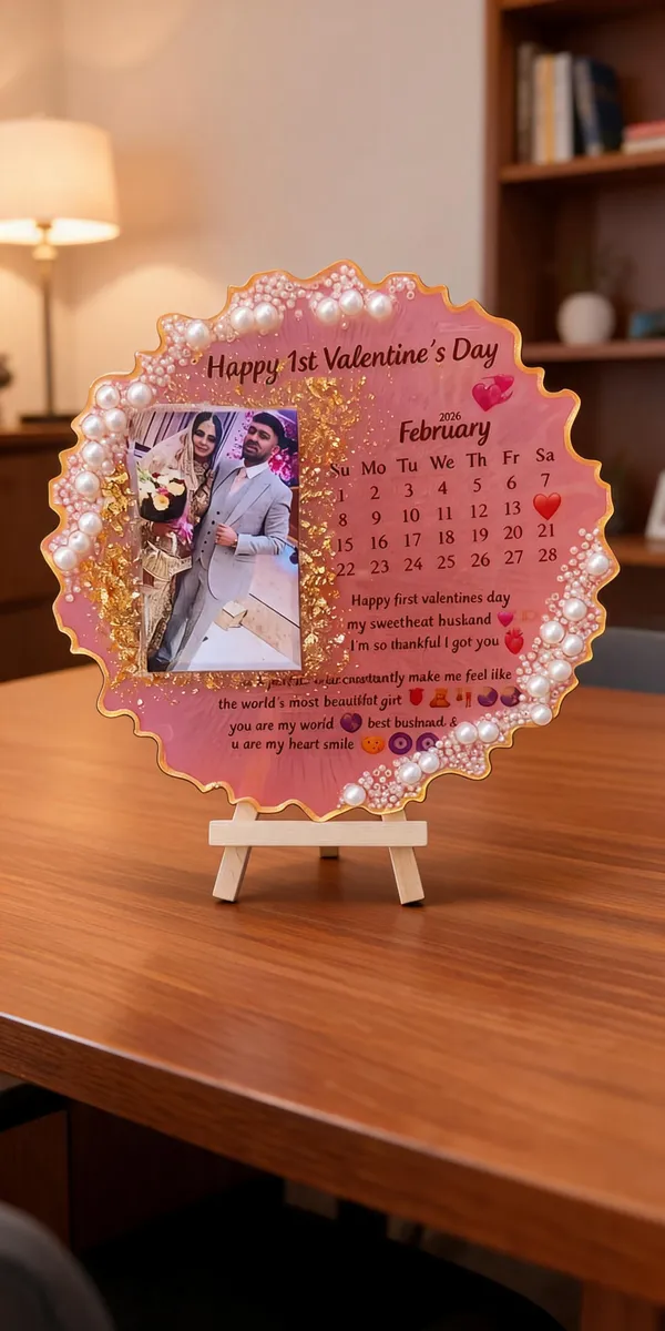 Personalized_Photo_Calendar_Table_Frame_With_Easel_Stand