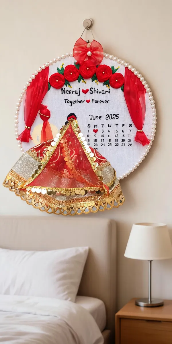 Personalized_Couple_Name_Wedding_Hoop_Calendar_With_Bridal_Dress