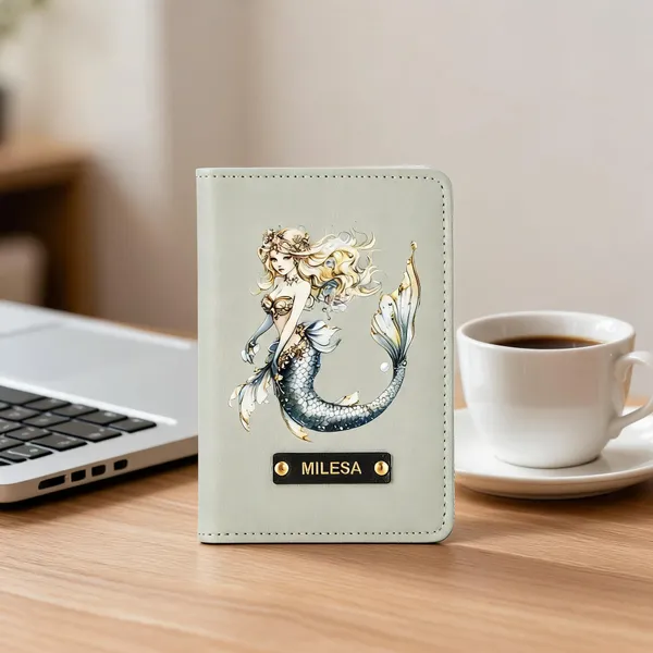 Milesa_Mermaid_Print_Faux_Leather_Passport_Cover