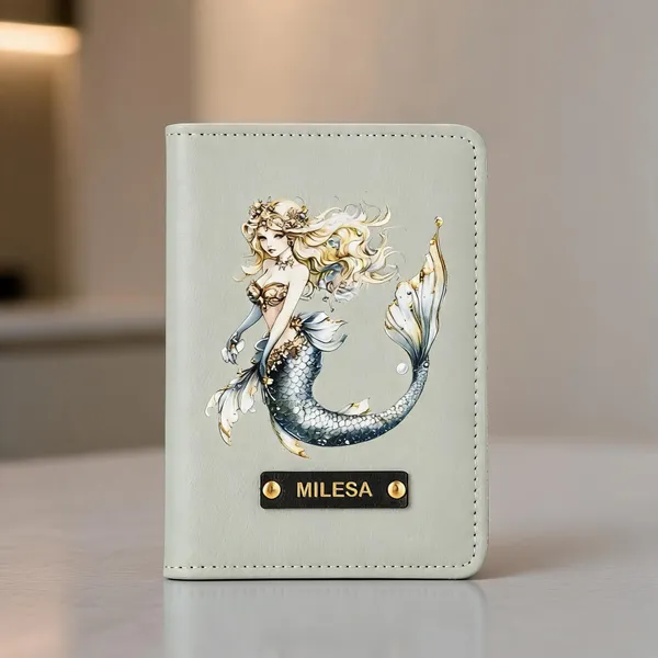 Milesa_Mermaid_Print_Faux_Leather_Passport_Cover