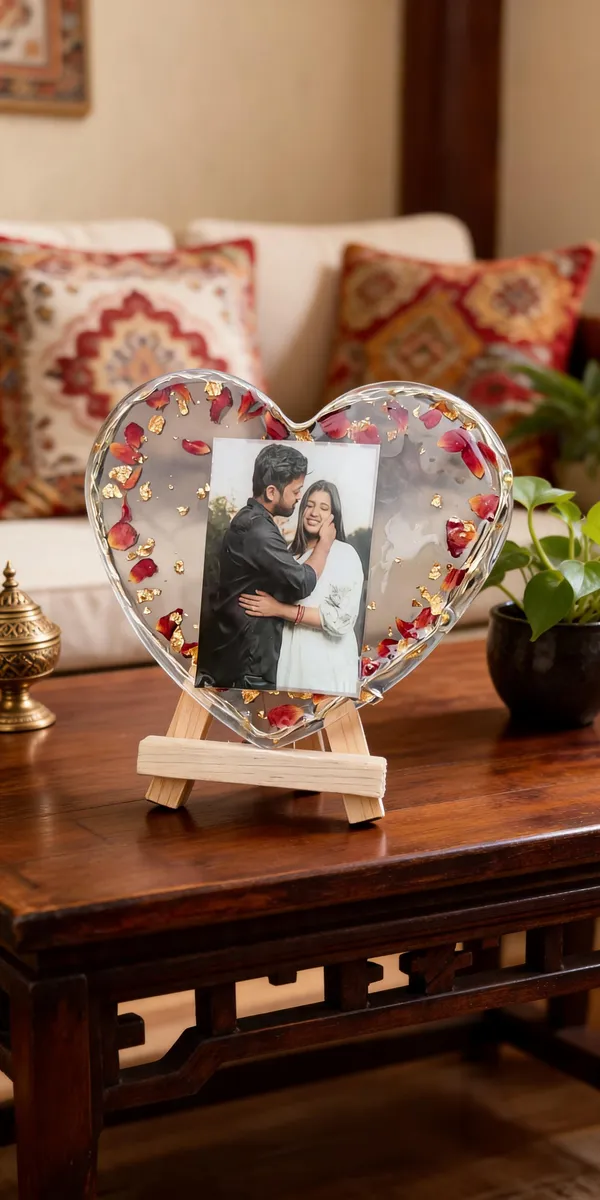 Resin_Heart_Shape_Photo_Frame_With_Wooden_Easel_Stand