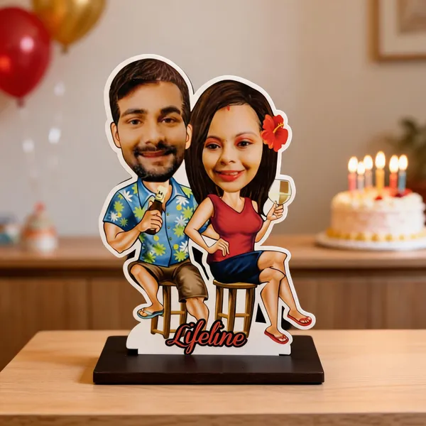 Personalized_Couple_Caricature_Wooden_Table_Standee