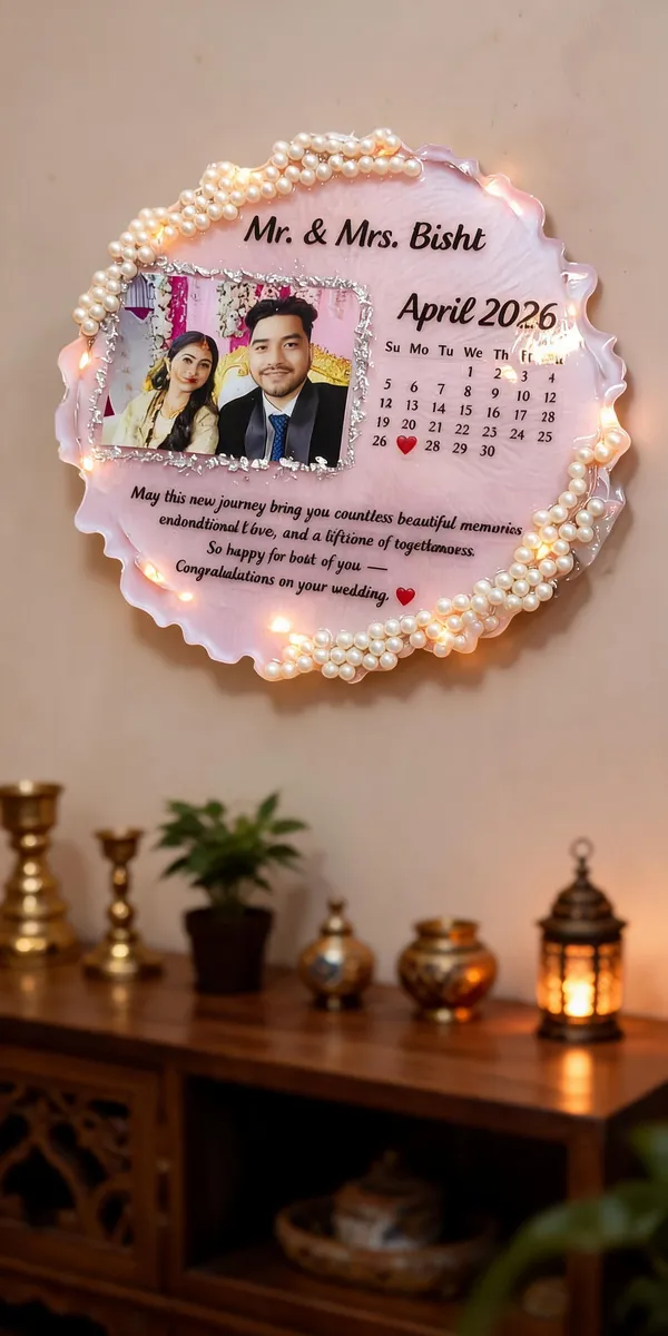 Personalized_Photo_Calendar_With_Pearl_Border_And_Led_Lights