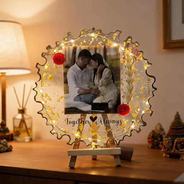 Personalized_Photo_Frame_With_Led_Lights_And_Easel_Stand