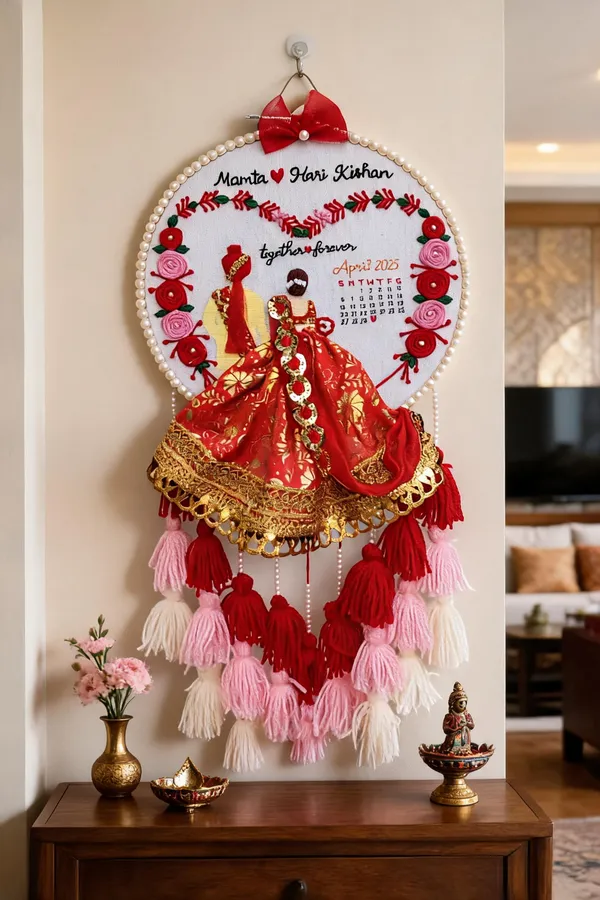 Personalized_Couple_Name_Embroidered_Heart_Wall_Hanging_With_Tassels