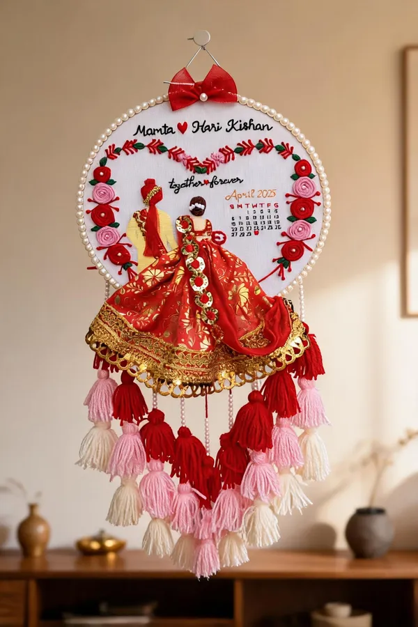 Personalized_Couple_Name_Embroidered_Heart_Wall_Hanging_With_Tassels