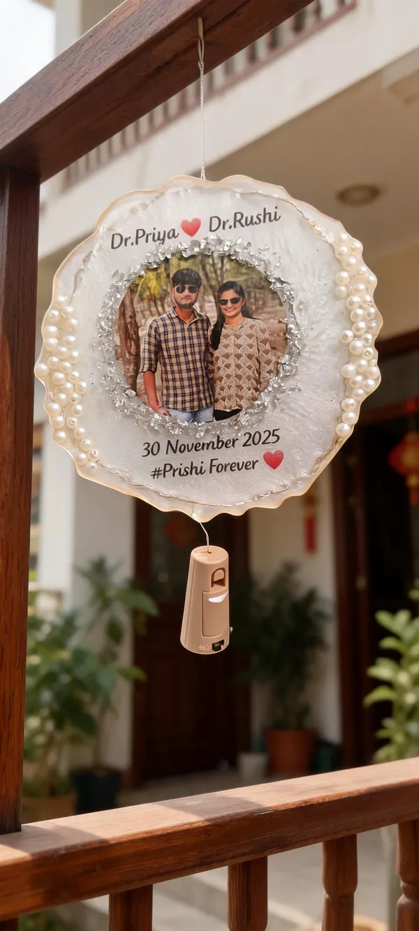 Personalized_Photo_Resin_Wind_Chime_With_Pearl_Border