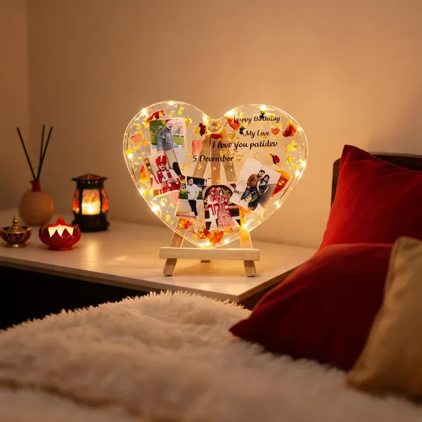 Personalized_Heart_Shaped_Resin_Photo_Frame_With_Led_Light_And_Easel_Stand