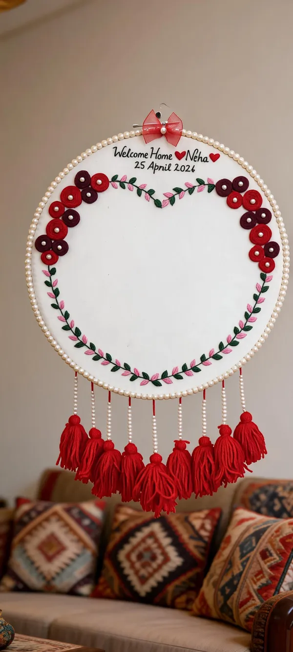 Handcrafted_Pearl_Floral_Welcome_Home_Wall_Hanging