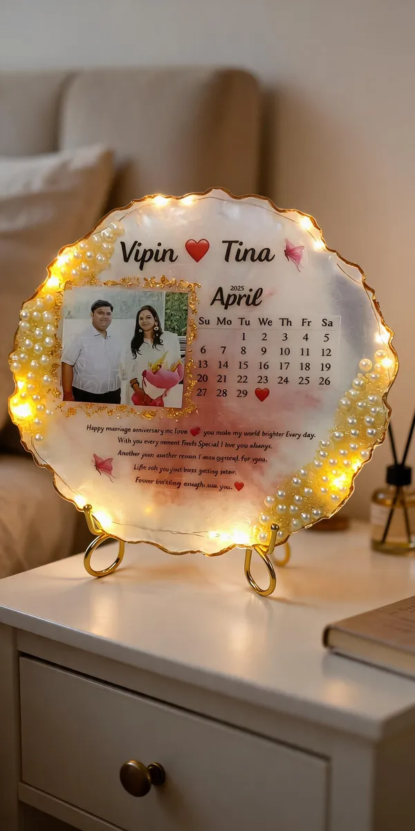Personalized_Photo_Calendar_Plate_With_Led_Lights_And_Stand