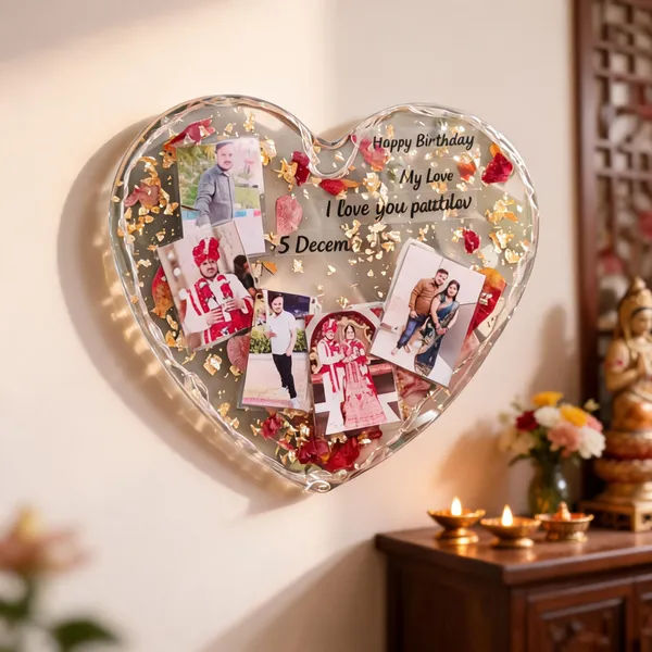 Resin_Heart_Shaped_Personalized_Photo_Frame_With_Dried_Flowers