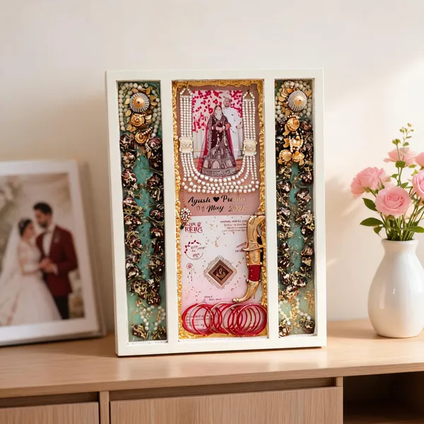 Personalized_Wedding_Memory_Shadow_Box_Frame_With_Bangles_And_Jewelry