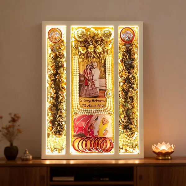 Personalized_Resin_Wedding_Photo_Frame_With_Led_Light