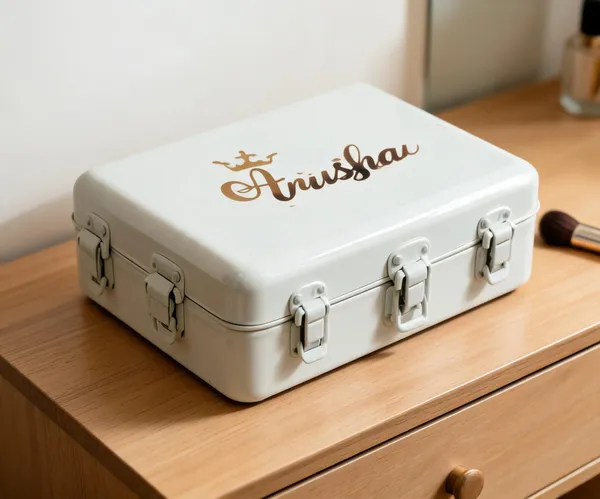 White_Metal_Latch_Storage_Box_With_Gold_Branding