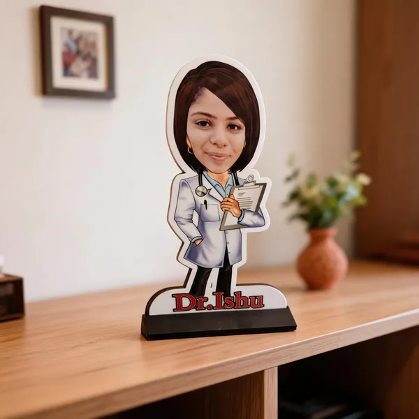 Personalized_Doctor_Caricature_Photo_Table_Stand