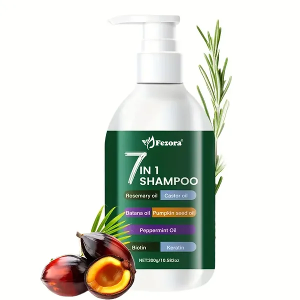 Fezora_7_In_1_Rosemary_Castor_Oil_Shampoo