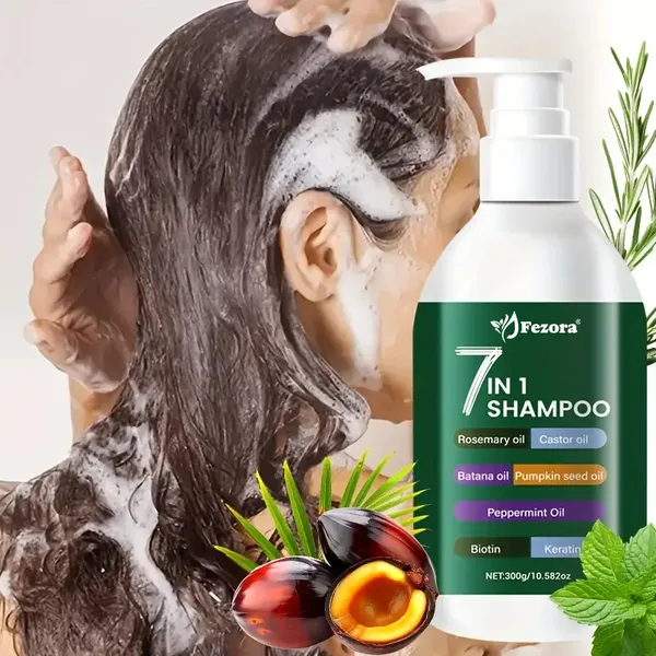 Fezora_7_In_1_Rosemary_Castor_Oil_Shampoo