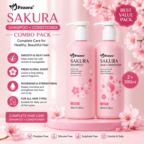 Fezora_Sakura_Shampoo_Conditioner_Hair_Care_Set