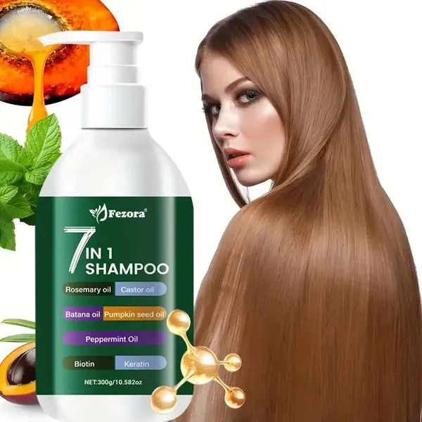 Fezora_7_In_1_Rosemary_Castor_Oil_Shampoo
