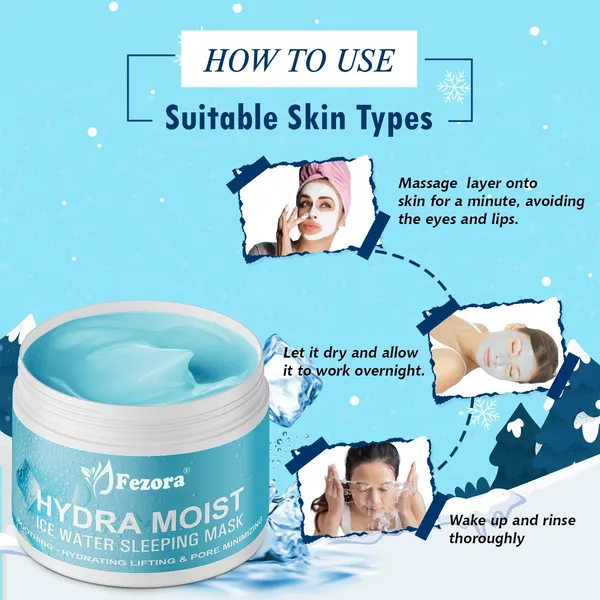 Fezora_Hydra_Moist_Ice_Water_Sleeping_Mask