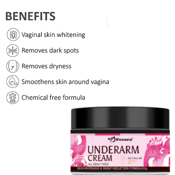 Fezora_Underarm_Cream_Skin_Whitening_50g