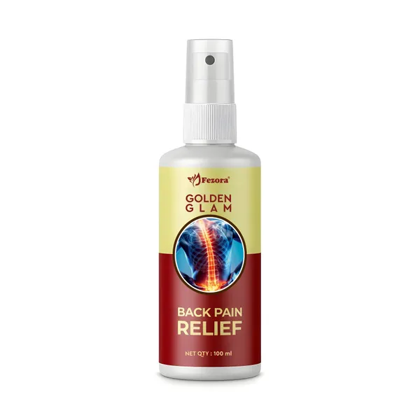 Fezora_Golden_Glam_Back_Pain_Relief_Spray